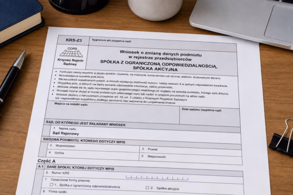 Nieaktualny adres w KRS – jakie konsekwencje grożą spółce?